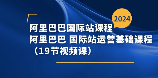 （11415期）阿里-阿里国际站课程内容，阿里 国际站运营基础课（19节视频课程）-中创网_分享创业项目_助您在家赚钱