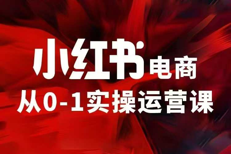 小红书电商运营，97节小红书vip内部课，带你实现小红书赚钱-中创网_分享创业项目_助您在家赚钱